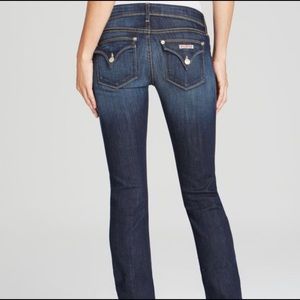 Hudson USA Flap Pocket Straight Leg Stretch Jeans